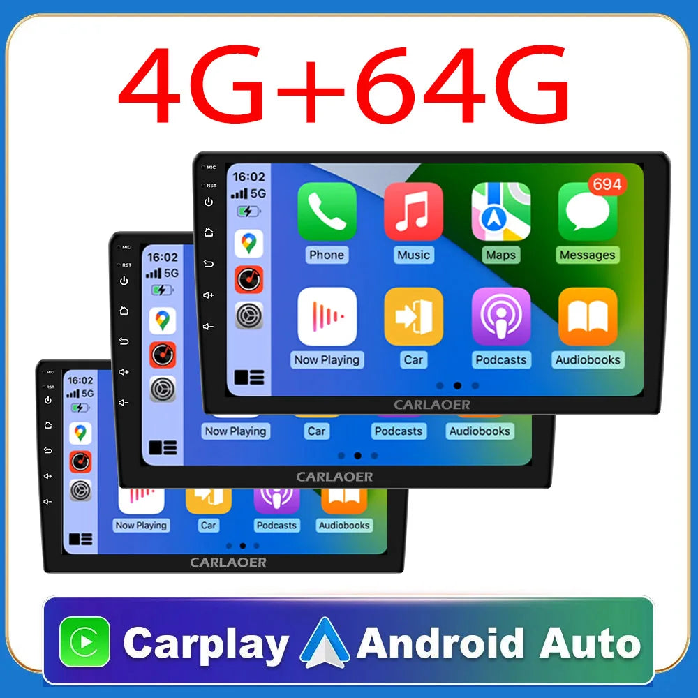 4G 64G Car play Android Radio