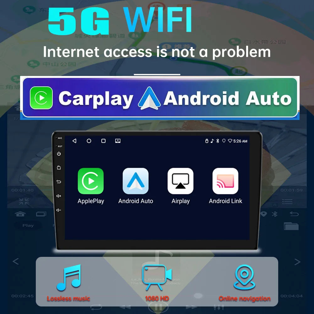 4G 64G Car play Android Radio